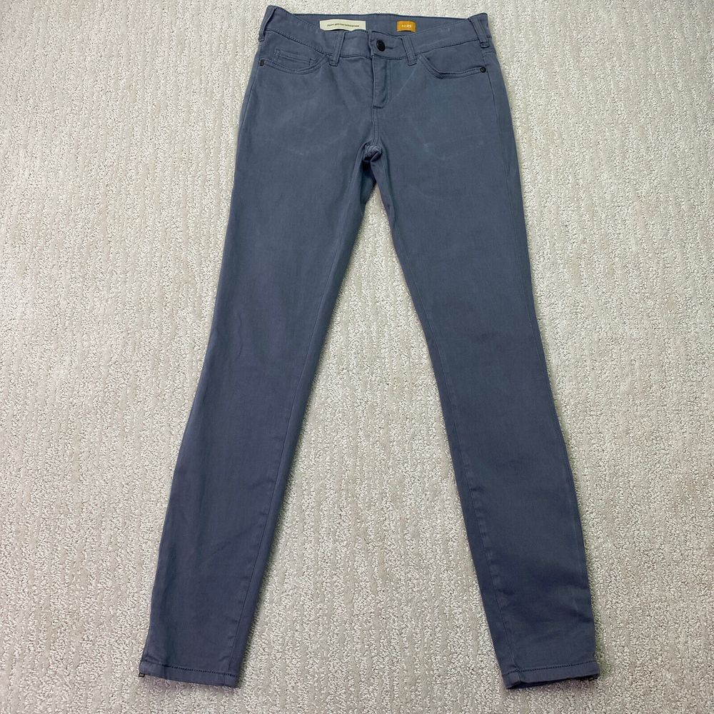 Pilcro and the Letterpress Womens Skinny Gray Pants Serif‎ Fit No. 25*